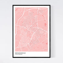 Load image into Gallery viewer, Bromsgrove City Map Print