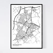 Load image into Gallery viewer, Bromsgrove City Map Print