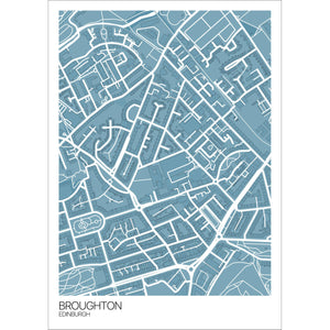 Map of Broughton, Edinburgh