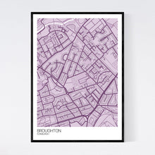 Load image into Gallery viewer, Broughton Neighbourhood Map Print