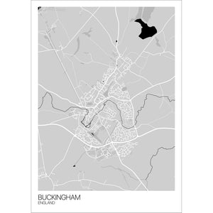 Map of Buckingham, England