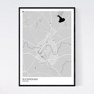 Map of Buckingham, England