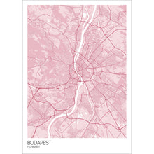 Load image into Gallery viewer, Map of Budapest, Hungary