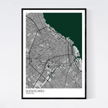 Load image into Gallery viewer, Buenos Aires City Map Print