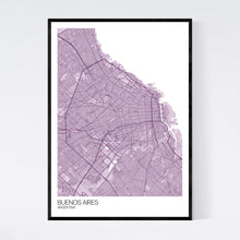 Load image into Gallery viewer, Buenos Aires City Map Print