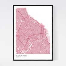 Load image into Gallery viewer, Buenos Aires City Map Print