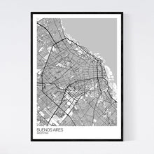 Load image into Gallery viewer, Buenos Aires City Map Print