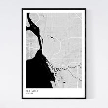 Load image into Gallery viewer, Buffalo City Map Print
