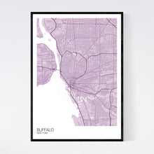 Load image into Gallery viewer, Buffalo City Map Print