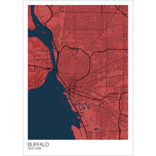 Load image into Gallery viewer, Map of Buffalo, New York