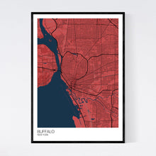 Load image into Gallery viewer, Map of Buffalo, New York