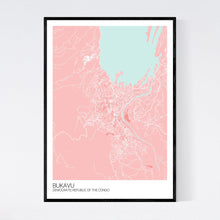 Load image into Gallery viewer, Bukavu City Map Print