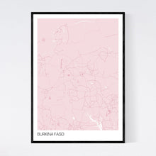 Load image into Gallery viewer, Map of Burkina Faso, 