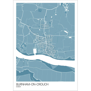 Map of Burnham-on-Crouch, Essex