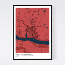 Load image into Gallery viewer, Burnham-on-Crouch Town Map Print