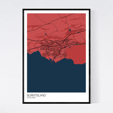 Load image into Gallery viewer, Burntisland Town Map Print