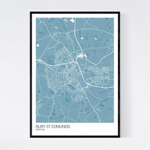 Load image into Gallery viewer, Bury St Edmunds Town Map Print