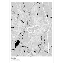 Load image into Gallery viewer, Map of Bury, United Kingdom