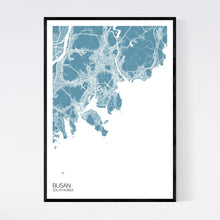 Load image into Gallery viewer, Busan City Map Print