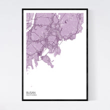 Load image into Gallery viewer, Busan City Map Print