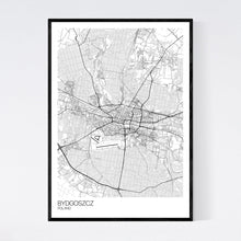 Load image into Gallery viewer, Bydgoszcz City Map Print