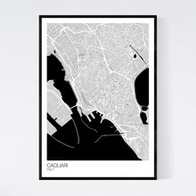Load image into Gallery viewer, Cagliari City Map Print