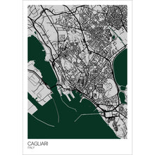 Load image into Gallery viewer, Map of Cagliari, Italy