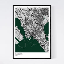 Load image into Gallery viewer, Map of Cagliari, Italy