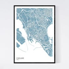 Load image into Gallery viewer, Cagliari City Map Print