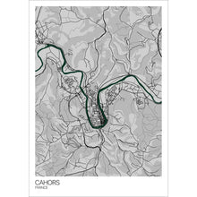 Load image into Gallery viewer, Map of Cahors, France