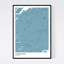 Load image into Gallery viewer, Cairngorms Region Map Print
