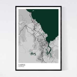 Cairns City Map Print