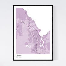 Load image into Gallery viewer, Cairns City Map Print