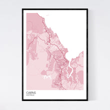 Load image into Gallery viewer, Cairns City Map Print