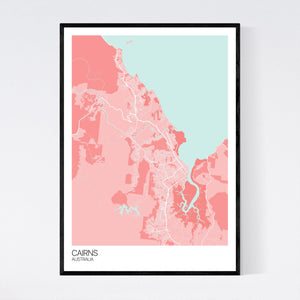Cairns City Map Print