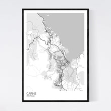 Load image into Gallery viewer, Cairns City Map Print