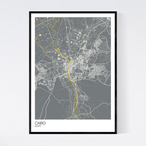Cairo City Map Print