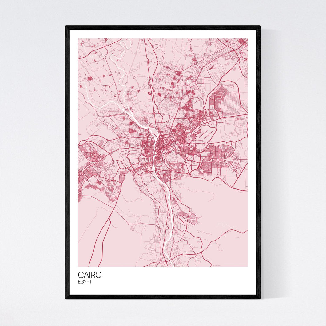 Cairo City Map Print