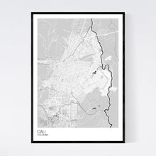 Load image into Gallery viewer, Cali City Map Print
