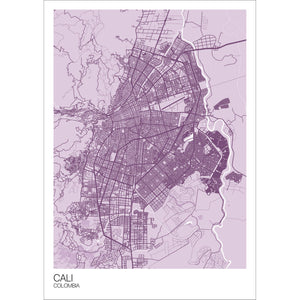Map of Cali, Colombia