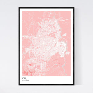 Cali City Map Print