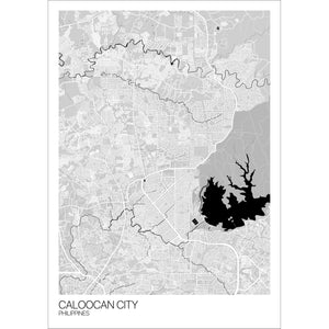 Map of Caloocan City, Philippines