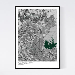 Caloocan City City Map Print