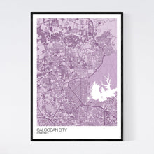 Load image into Gallery viewer, Caloocan City City Map Print