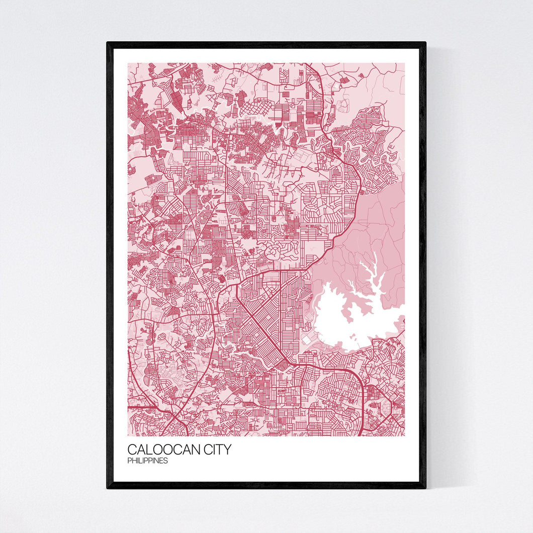 Caloocan City City Map Print