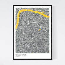 Load image into Gallery viewer, Camberwell Neighbourhood Map Print