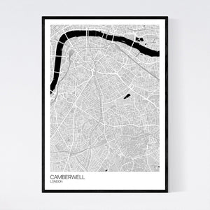 Camberwell Neighbourhood Map Print