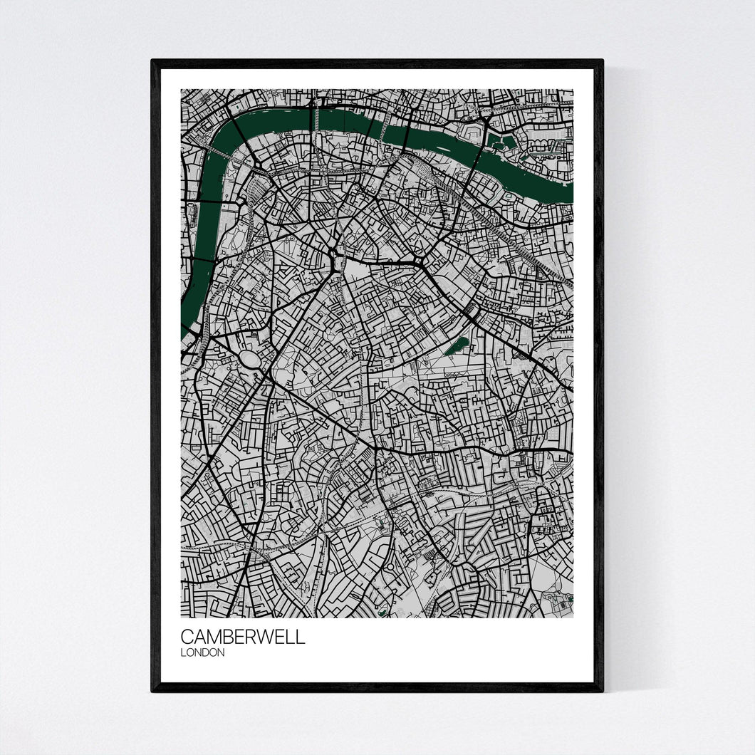 Camberwell Neighbourhood Map Print