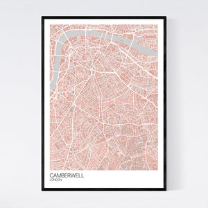 Camberwell Neighbourhood Map Print