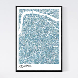 Camberwell Neighbourhood Map Print